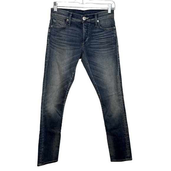 True Religion Liv Low Rise Relaxed Skinny denim jeans button fly women’s 24 - Picture 1 of 13